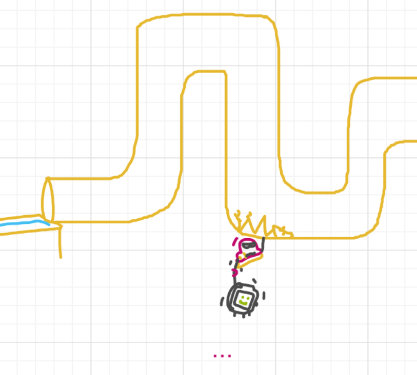 A panel from Running Duos, episode four of the Board Boards object show by Furretwalk/WalkingFurret.